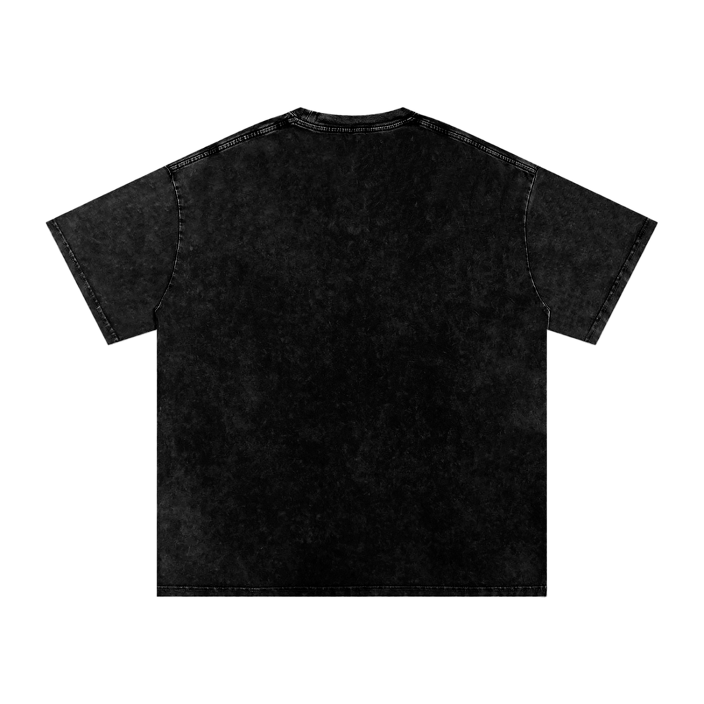 Back/detail view of Reaper 90s Bootleg Vintage Oversized T-Shirt – Death Streetwear Tee graphic T-shirt
