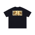 Front/product view of Hand of OG Heavenly Anime Art Unisex Oversized Cotton T-Shirt graphic T-shirt