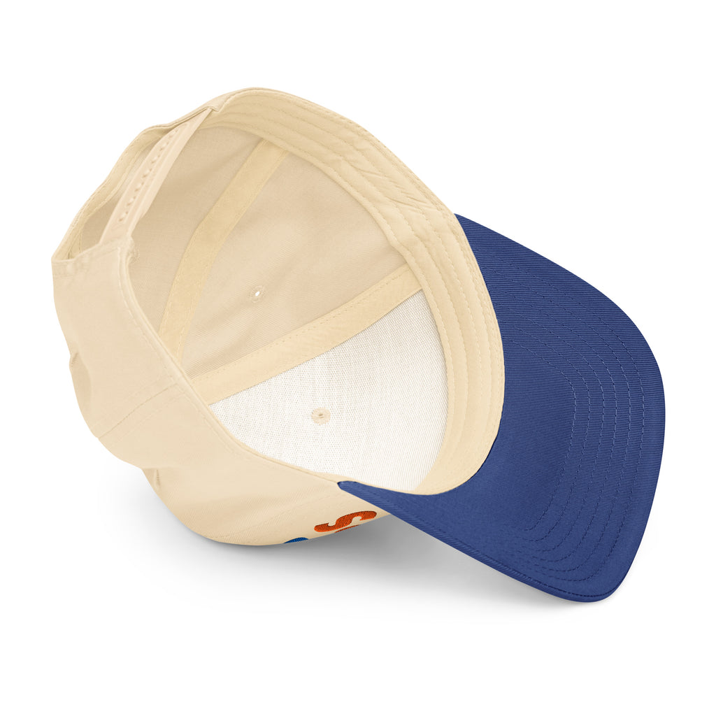 Back/detail view of NYC 2026 Champs 5 Panel Baseball Cap hat