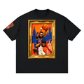 Front/product view of The Dunk 2.0 Vintage NYC Basketball Puppet Art Tee graphic T-shirt