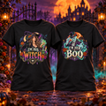 I'm His Witch, I'm Her Boo Illustrated Style Bundle