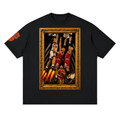 Front/product view of The Dunk Vintage NYC Basketball Puppet Art Tee graphic T-shirt