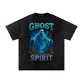 Front/product view of Ghost 90s Bootleg Vintage Oversized T-Shirt – Haunted Streetwear Tee graphic T-shirt