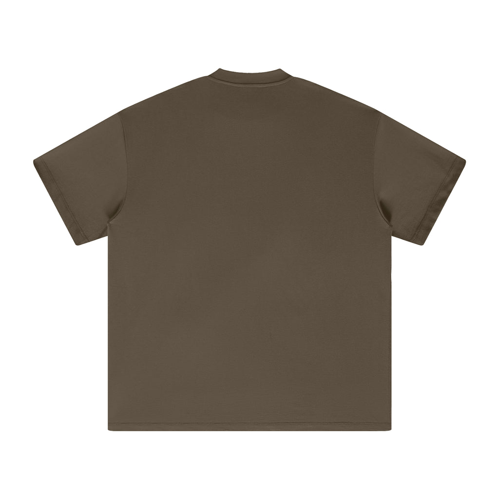 Back/detail view of Pumpkin Pie Social Club – Heavyweight Earth-Tone T-Shirt graphic T-shirt