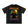 Front/product view of Pumpkin King 90s Bootleg Vintage Oversized T-Shirt graphic T-shirt