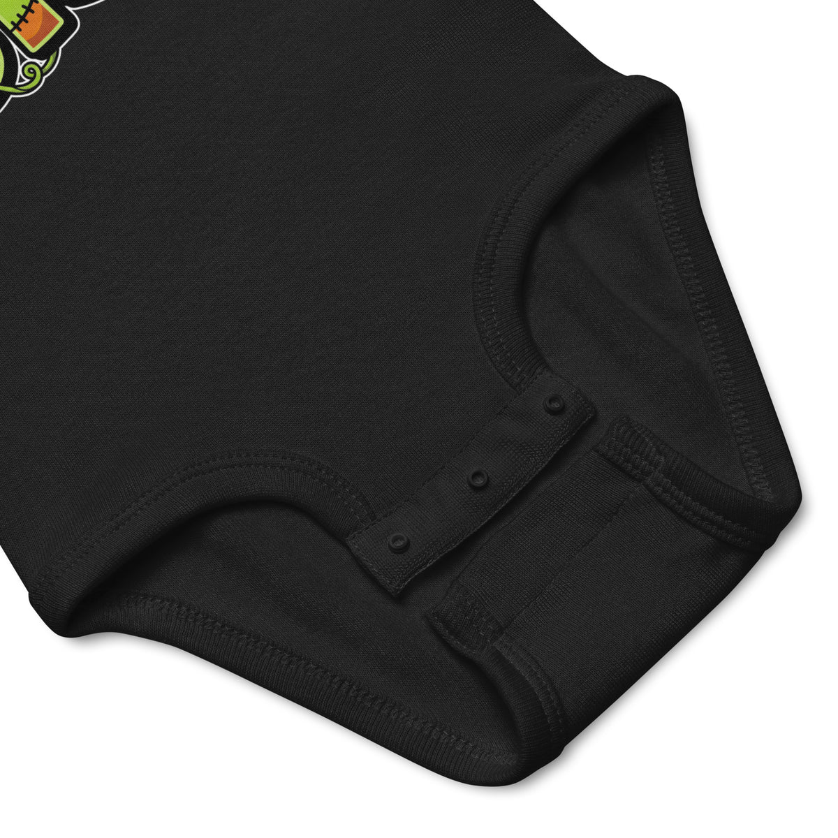 LIL SIS Halloween monster name Infant Bodysuit with spooky front lettering and blank back