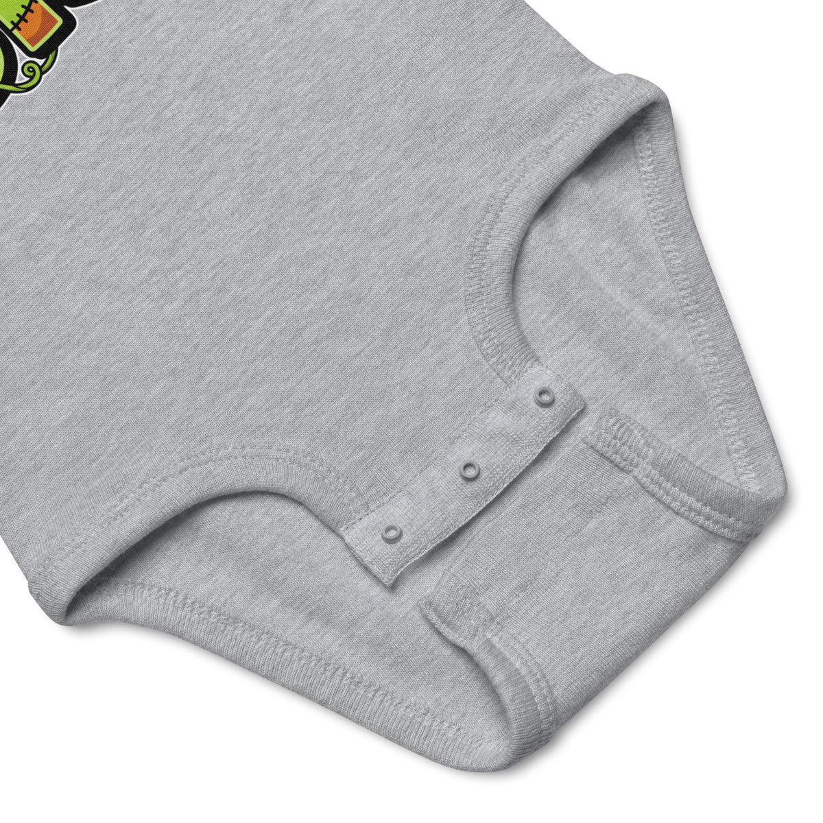 LIL SIS Halloween monster name Infant Bodysuit with spooky front lettering and blank back