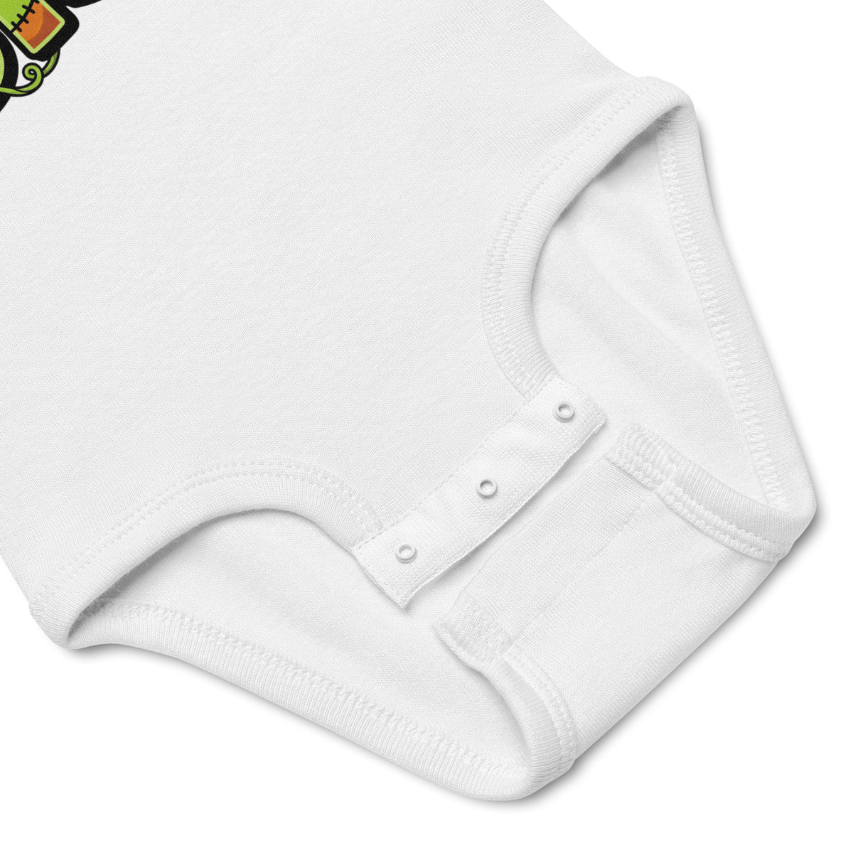 LIL SIS Halloween monster name Infant Bodysuit with spooky front lettering and blank back