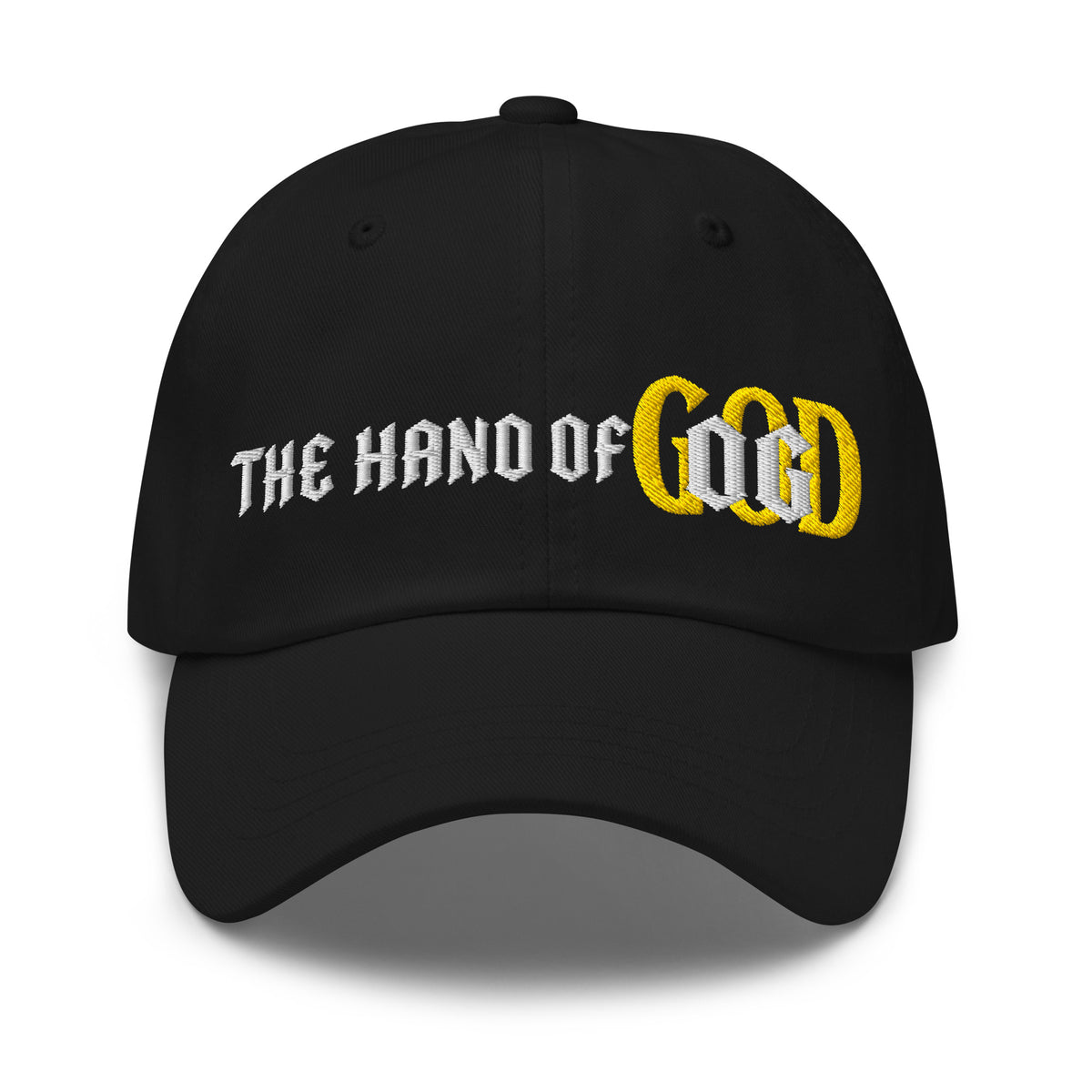 Front/product view of The Hand of OG Embroidered Dad Hat hat