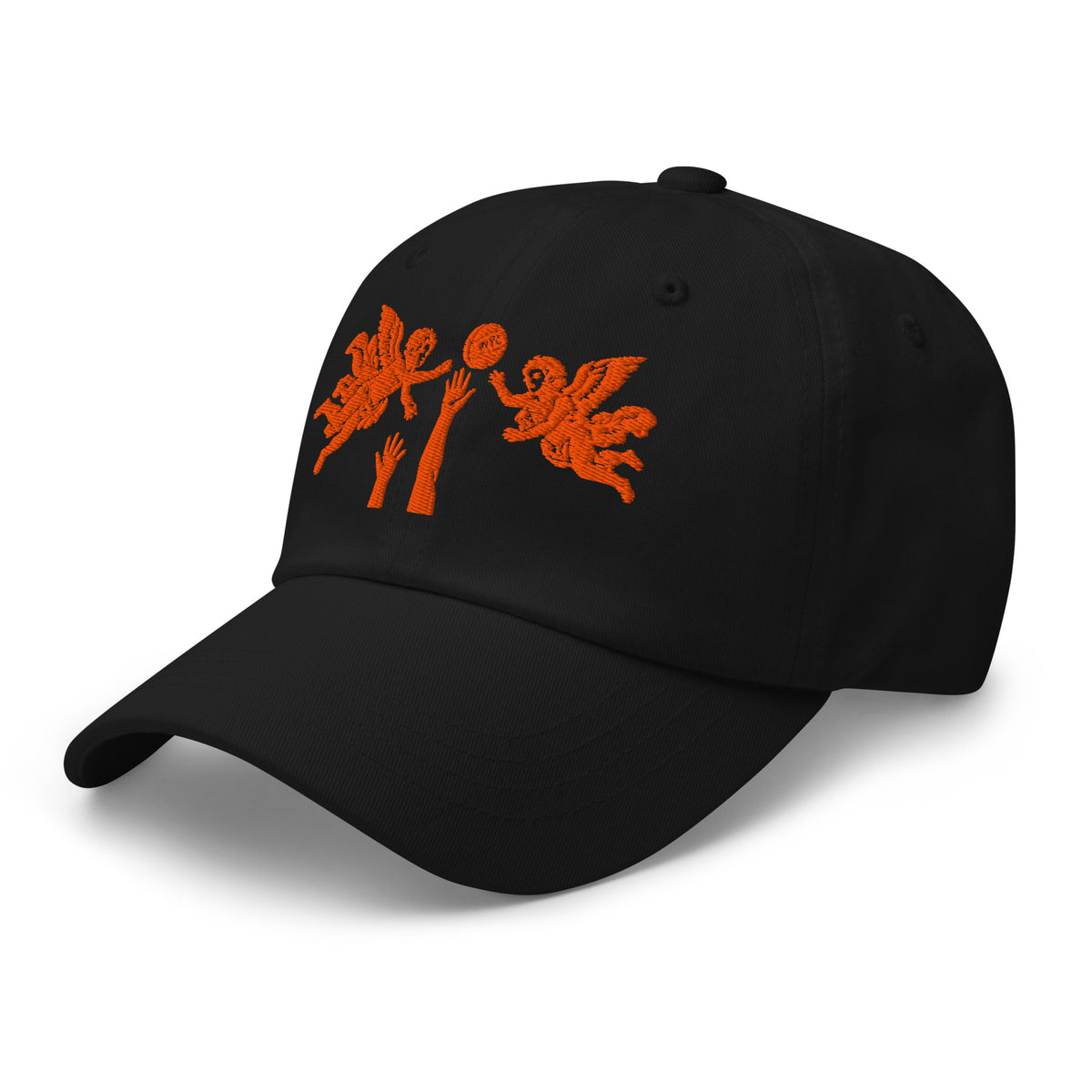 Back/detail view of The Hand of God & Angels Classic Dad Hat hat