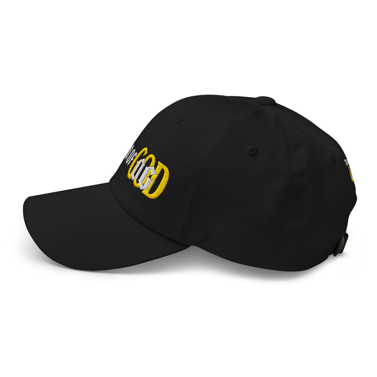 Back/detail view of The Hand of OG Embroidered Dad Hat hat