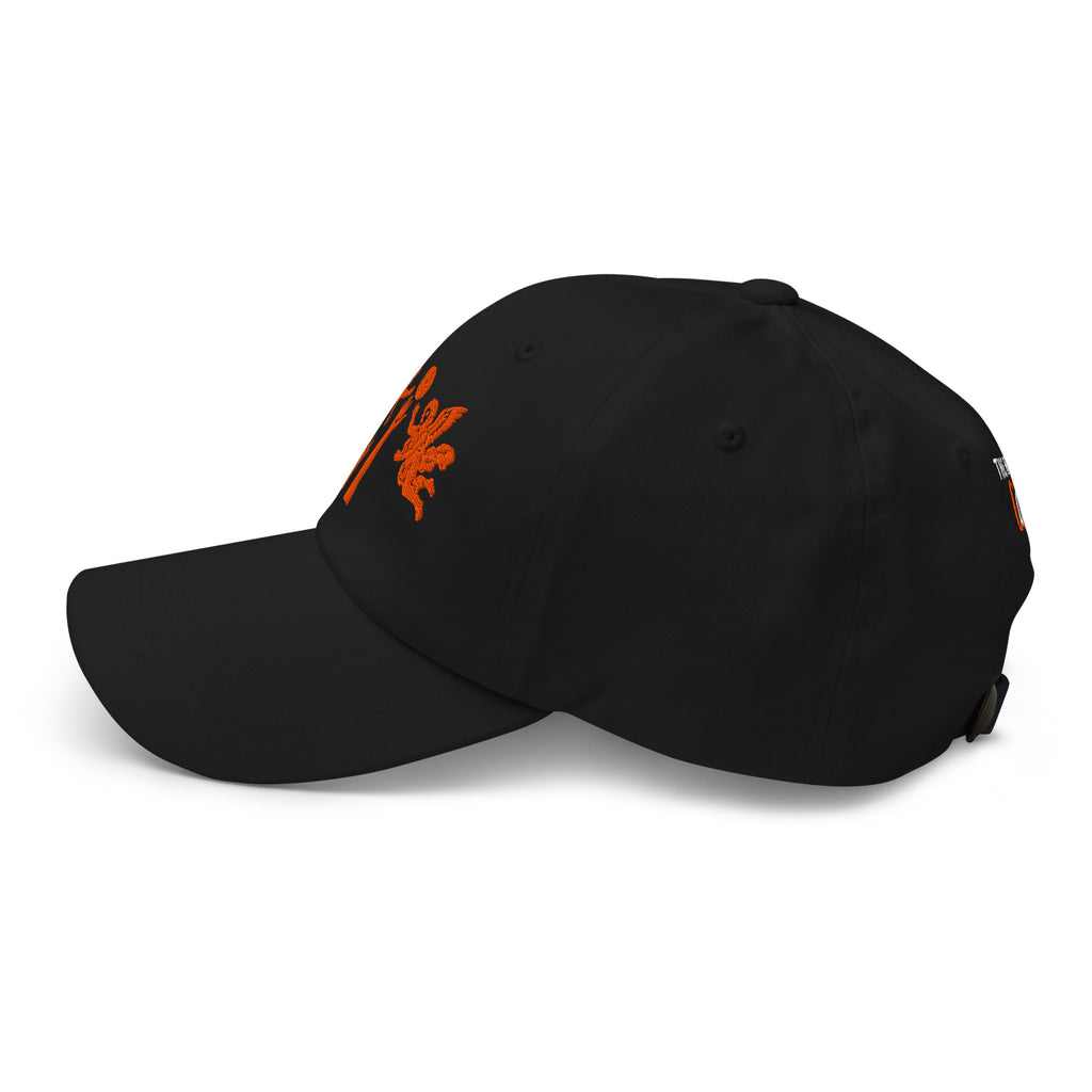 Back/detail view of The Hand of God & Angels Classic Dad Hat hat