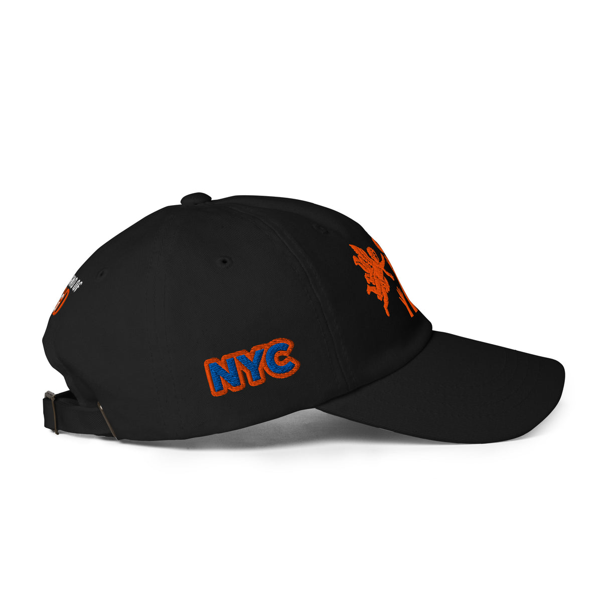 Back/detail view of The Hand of God & Angels Classic Dad Hat hat