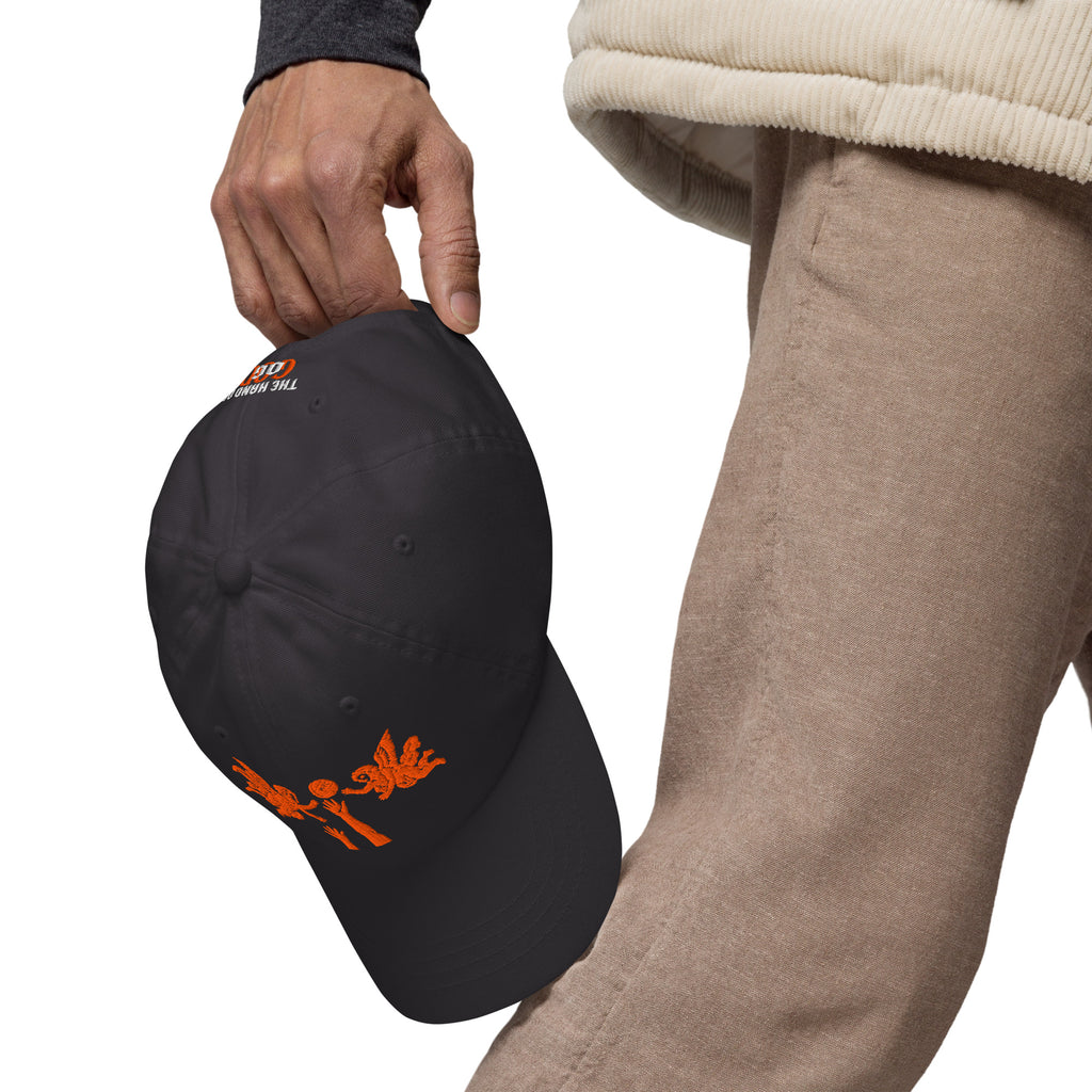 Back/detail view of The Hand of God & Angels Classic Dad Hat hat