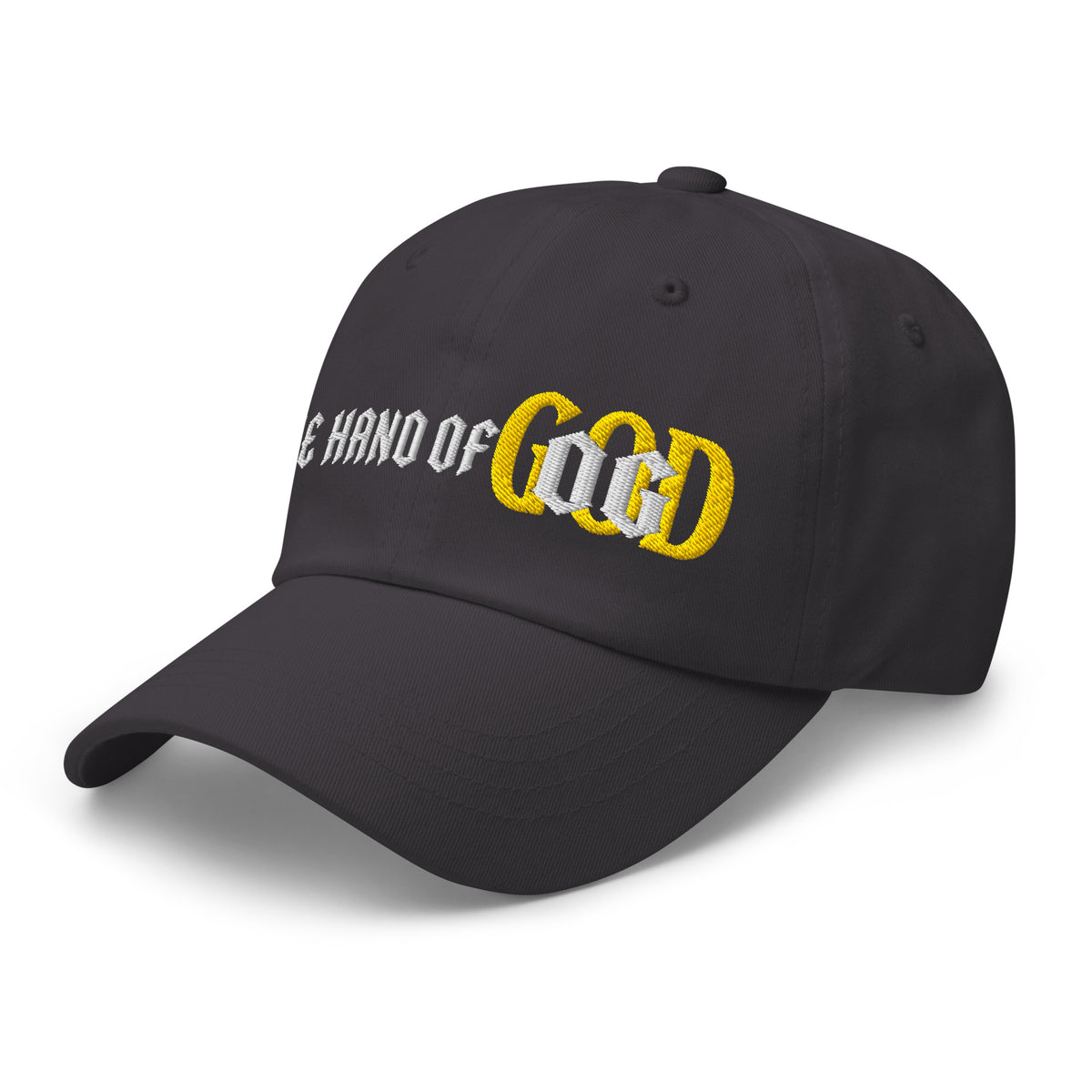 Back/detail view of The Hand of OG Embroidered Dad Hat hat