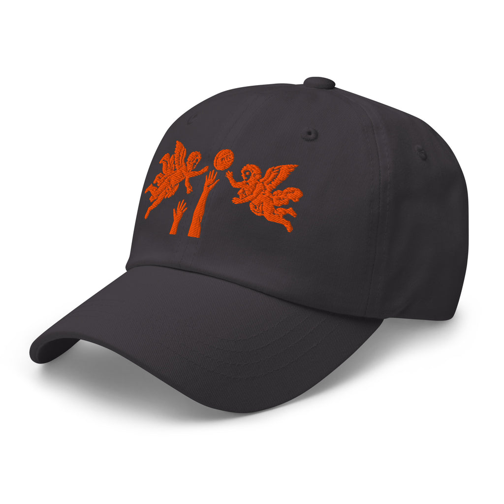 Back/detail view of The Hand of God & Angels Classic Dad Hat hat