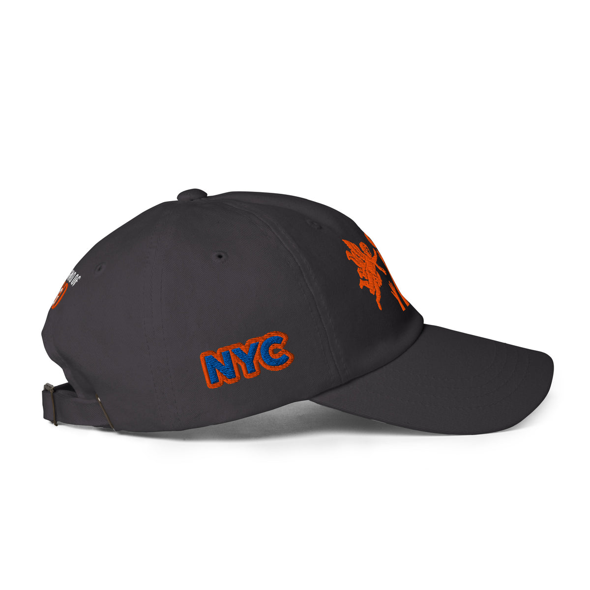 Back/detail view of The Hand of God & Angels Classic Dad Hat hat