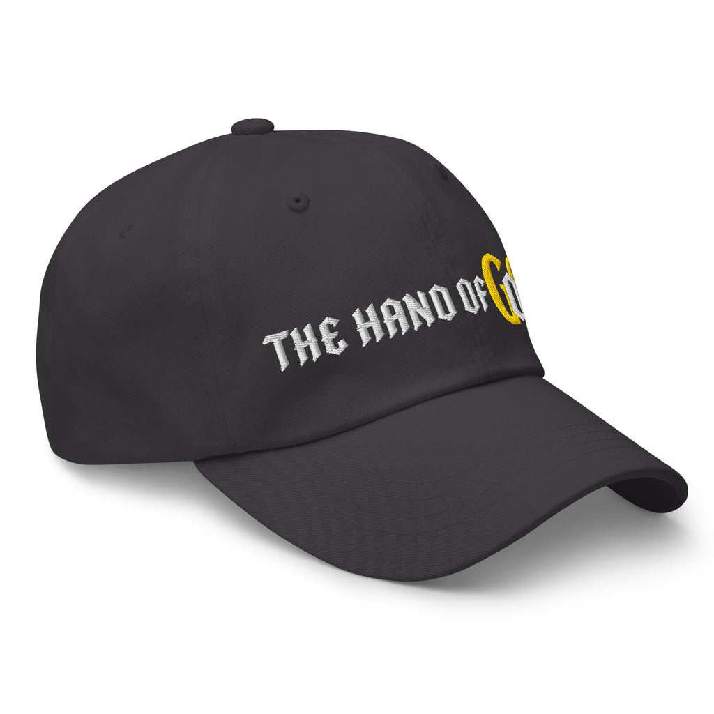 Back/detail view of The Hand of OG Embroidered Dad Hat hat