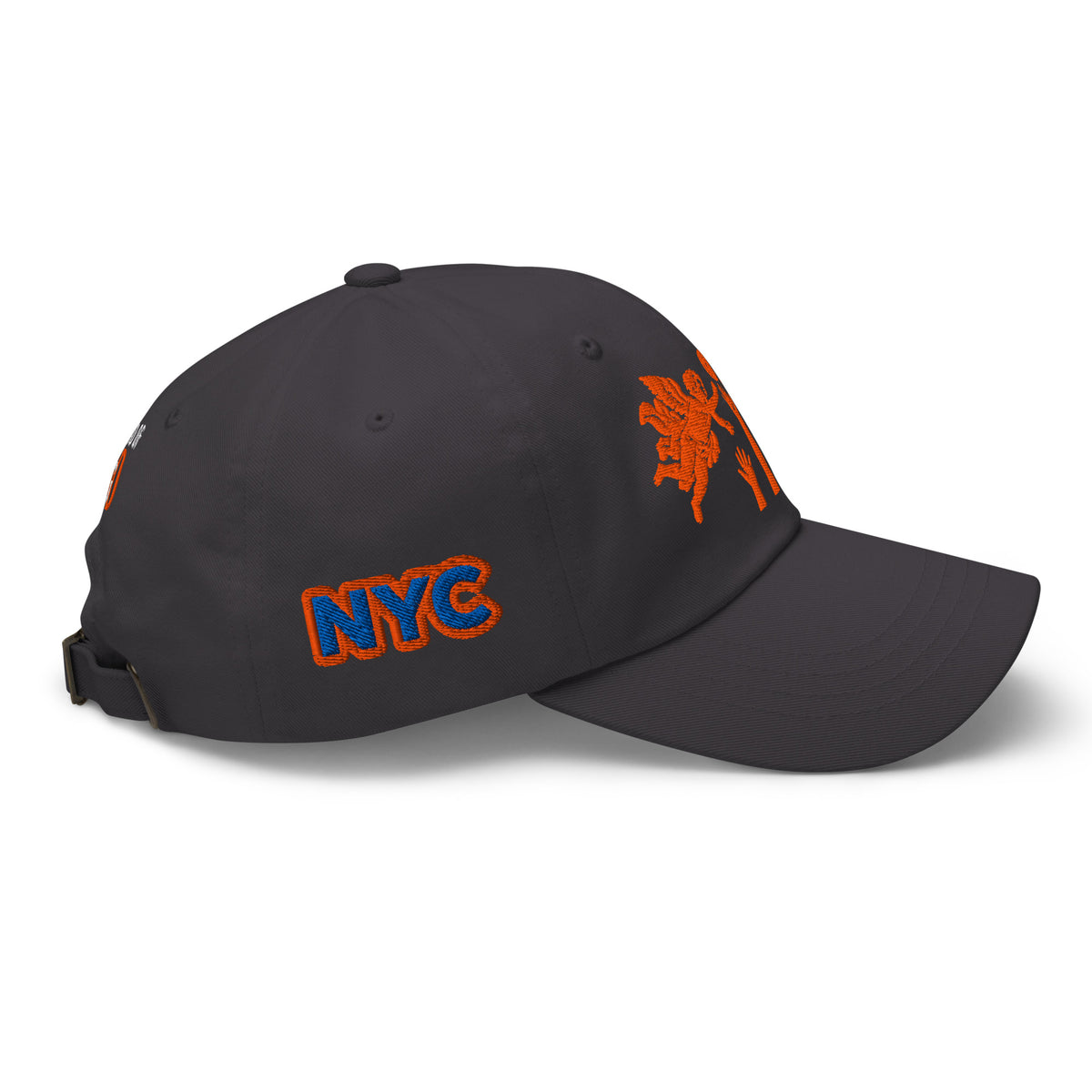 Back/detail view of The Hand of God & Angels Classic Dad Hat hat