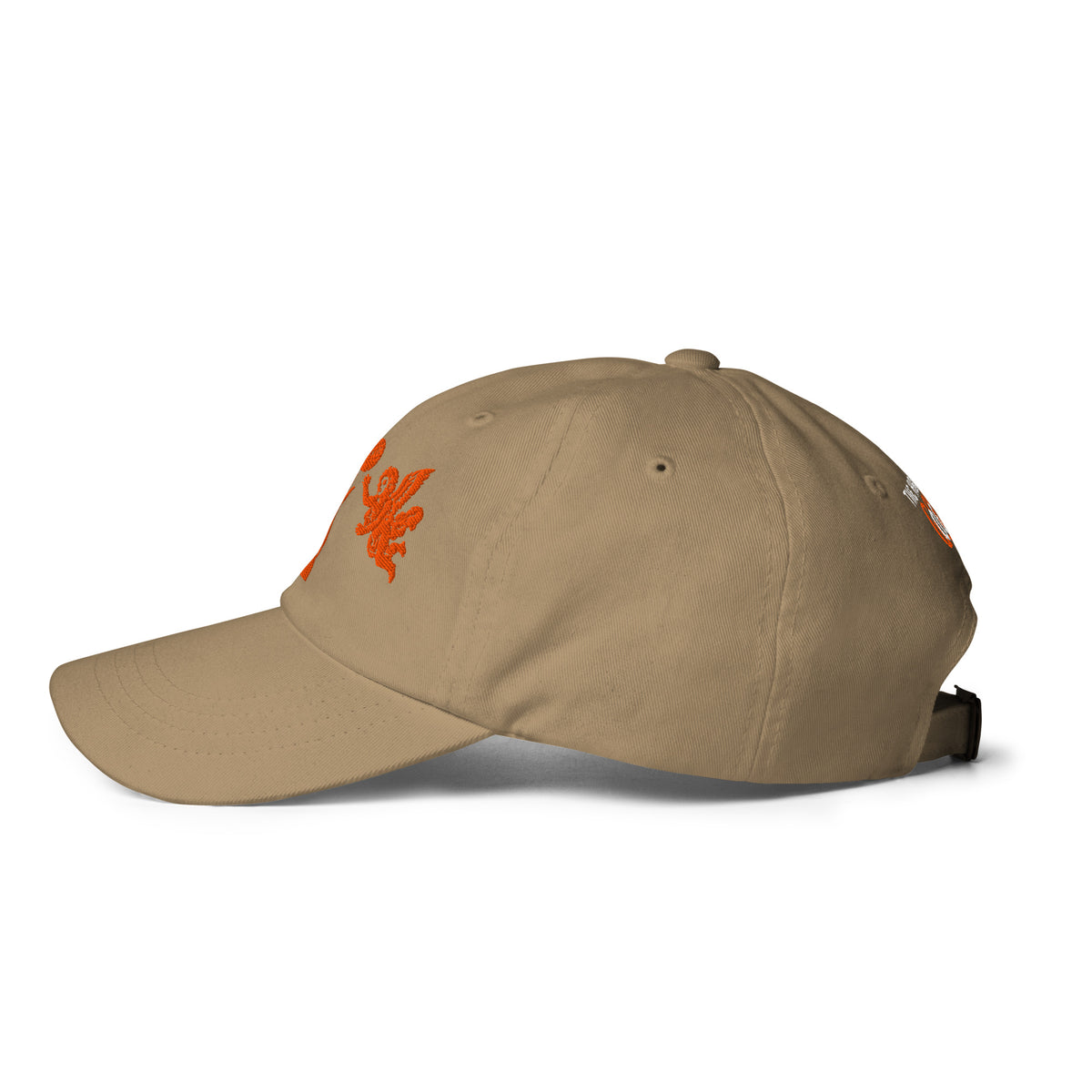 Back/detail view of The Hand of God & Angels Classic Dad Hat hat