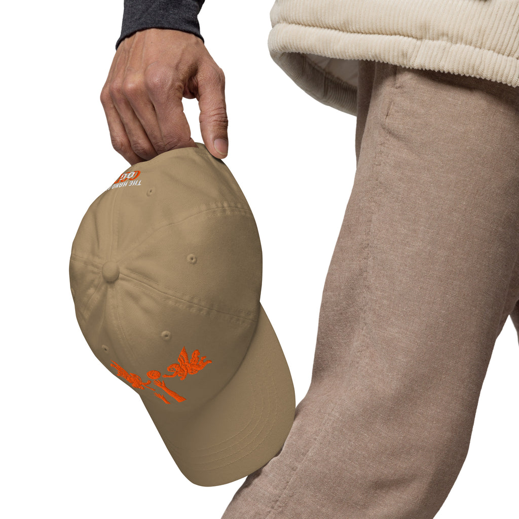 Back/detail view of The Hand of God & Angels Classic Dad Hat hat