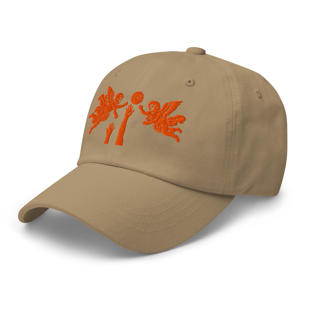 Back/detail view of The Hand of God & Angels Classic Dad Hat hat