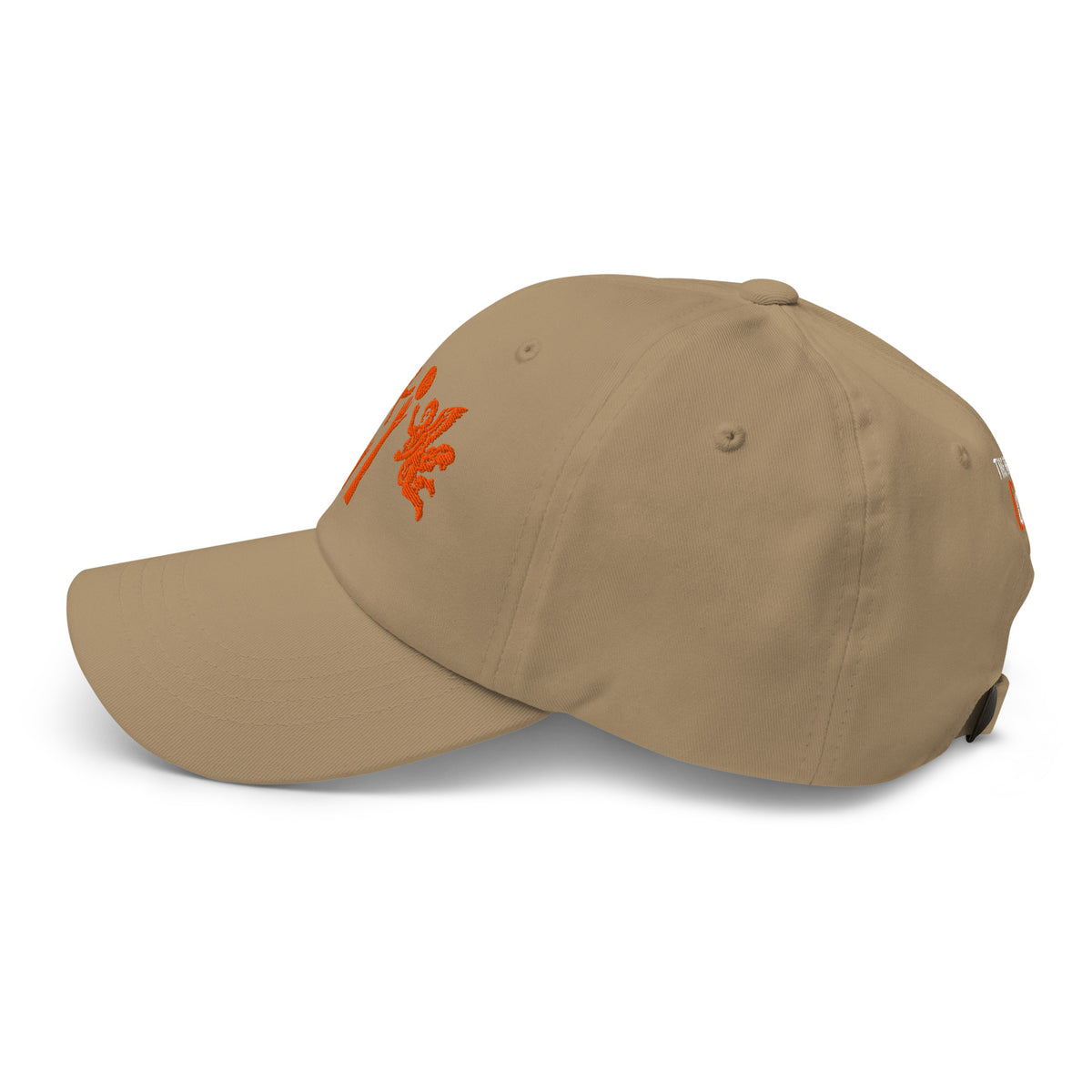 Back/detail view of The Hand of God & Angels Classic Dad Hat hat