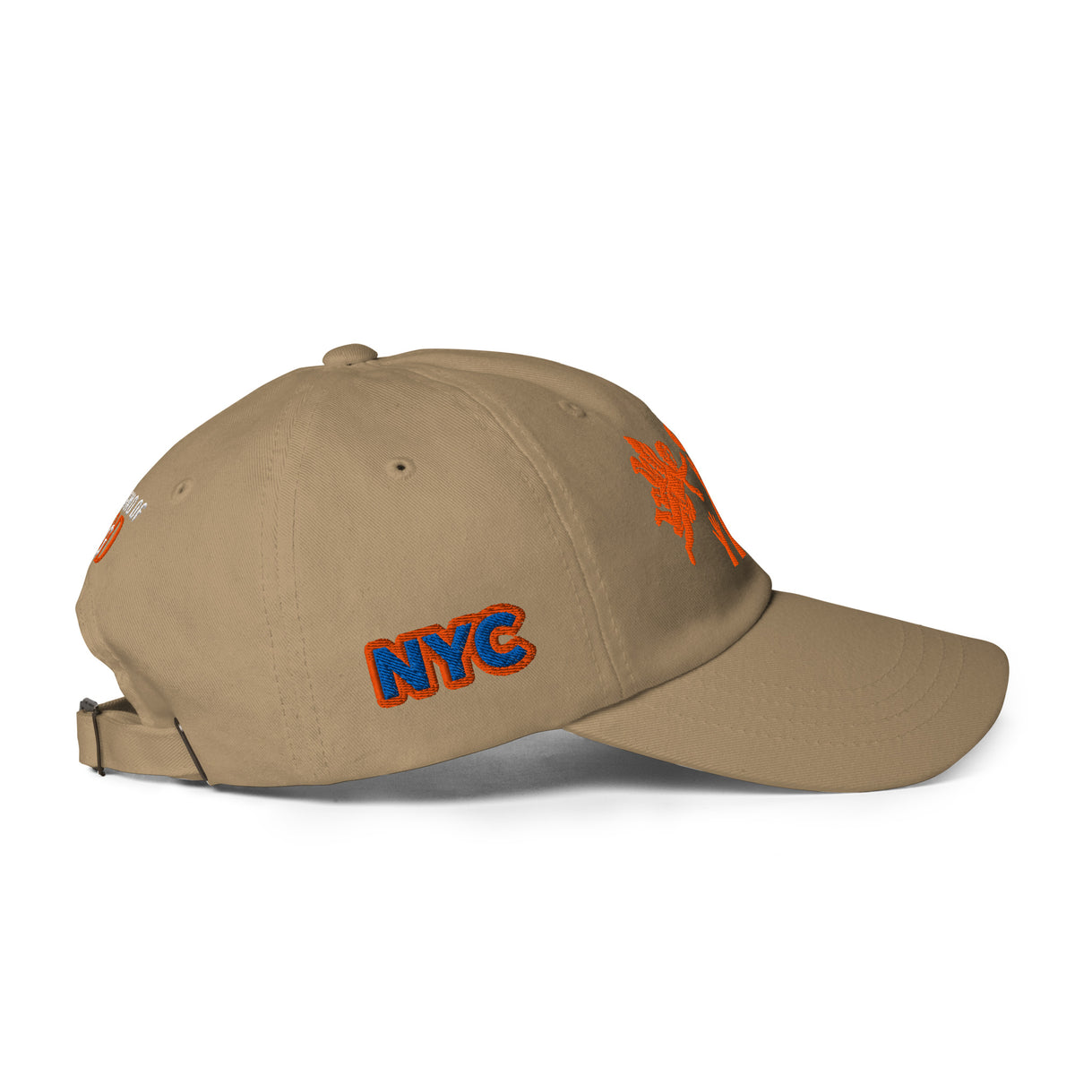 Back/detail view of The Hand of God & Angels Classic Dad Hat hat