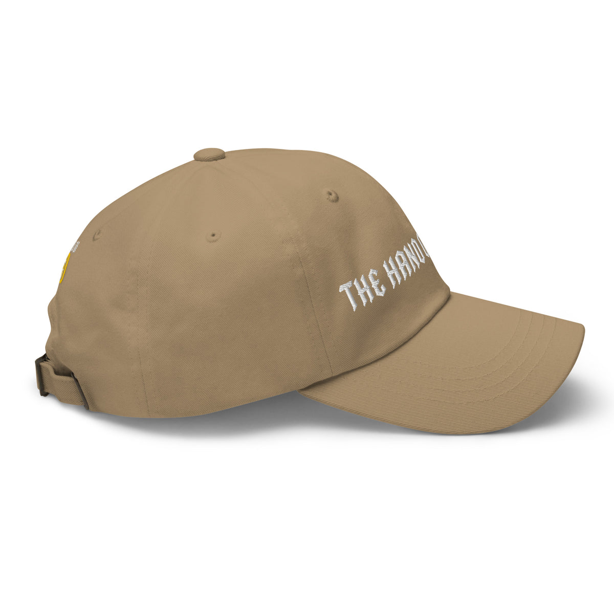 Back/detail view of The Hand of OG Embroidered Dad Hat hat