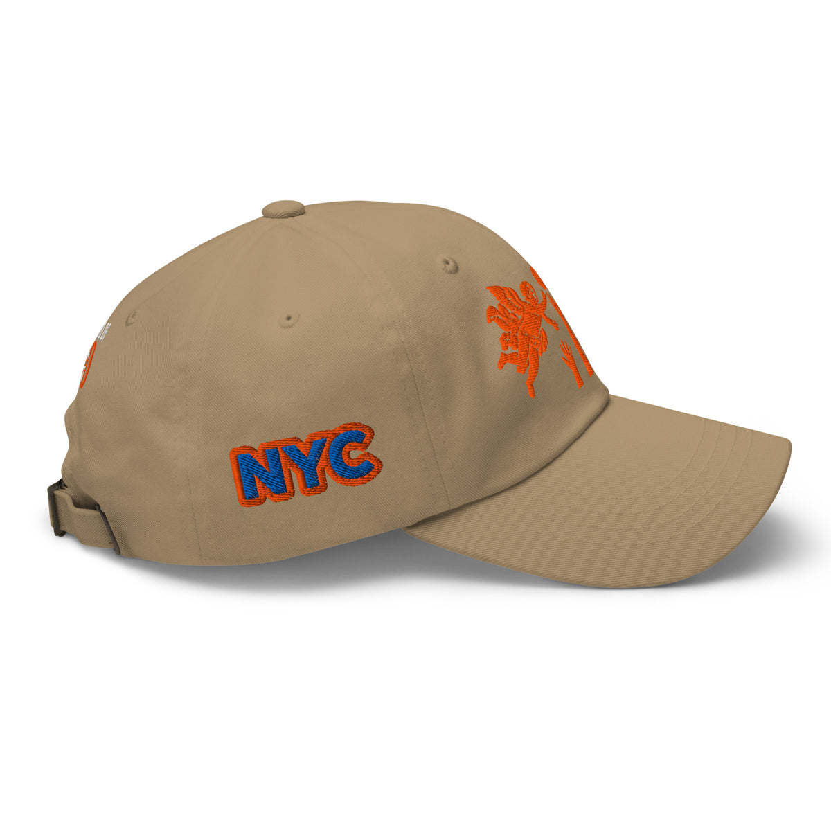 Back/detail view of The Hand of God & Angels Classic Dad Hat hat