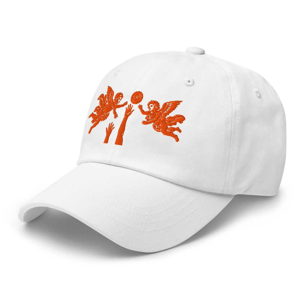 Back/detail view of The Hand of God & Angels Classic Dad Hat hat