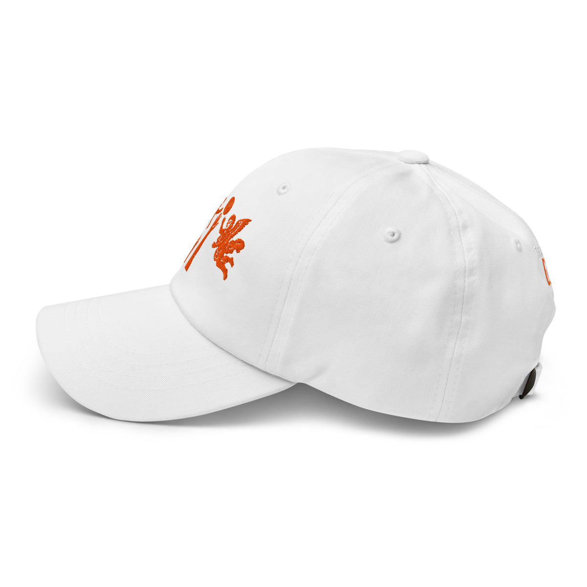 Back/detail view of The Hand of God & Angels Classic Dad Hat hat