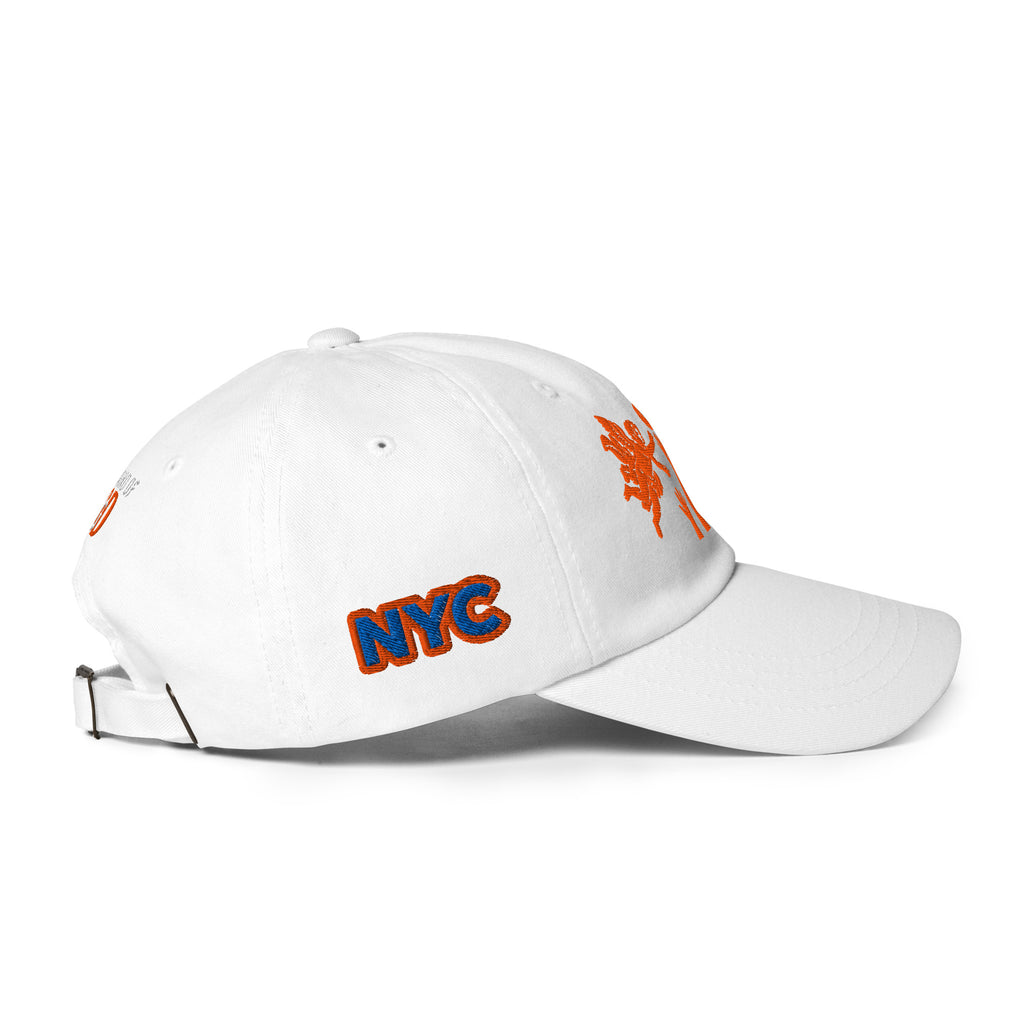 Back/detail view of The Hand of God & Angels Classic Dad Hat hat