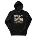 Front/product view of One Day or Day One – Premium Unisex Pullover Hoodie (Motivation Quote) graphic hoodie