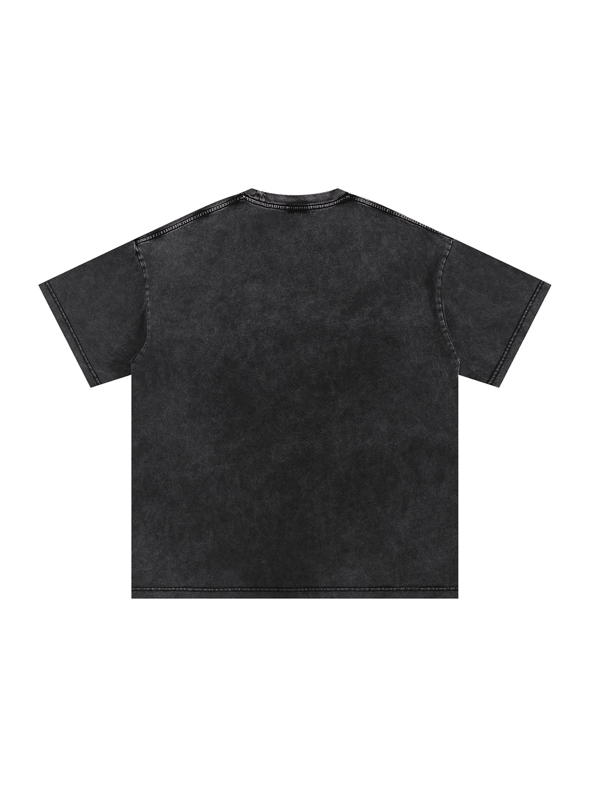 Hydrate & Mind Your Business Distressed Oversized Snow Wash Tee