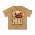 I NOLA Pumpkin — New Orleans Halloween Oversized Distressed Tee (90s Bootleg)