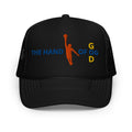 Front/product view of The Hand of OG (God) Foam Trucker Hat hat
