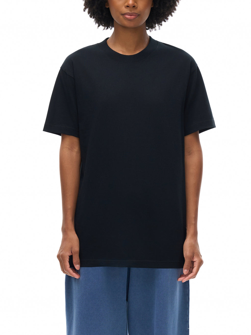 Back/detail view of Now What!? Oversized Tee — Renaissance x Street Art Heart Repair graphic T-shirt