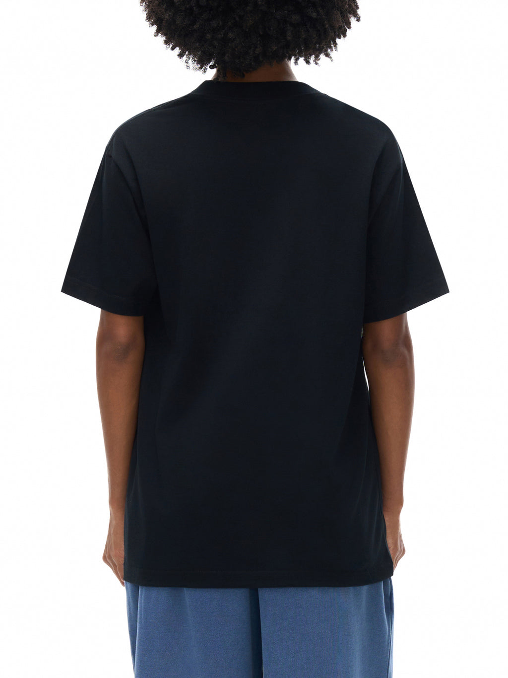 Back/detail view of Now What!? Oversized Tee — Renaissance x Street Art Heart Repair graphic T-shirt