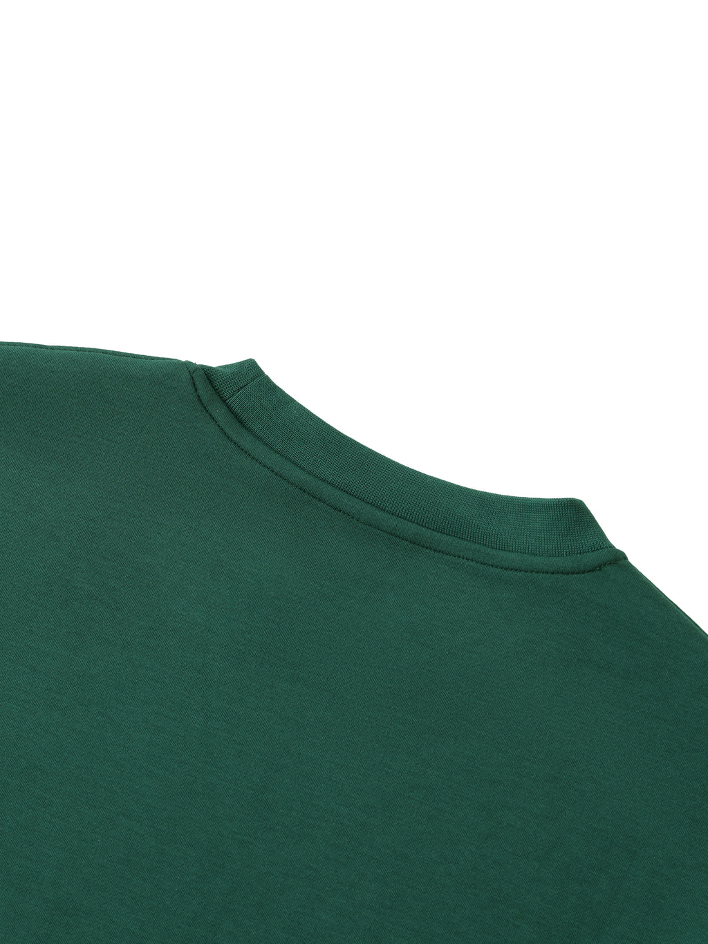 Back/detail view of She’s Mine Crewneck Sweatshirt — Cupid Arrow Point Aims graphic sweatshirt