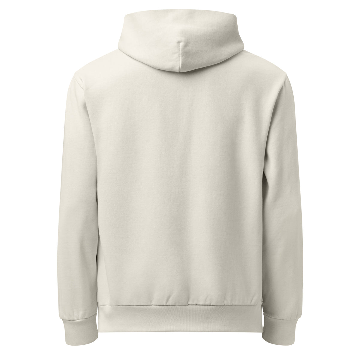 Back/detail view of Thankful for Coffee (and Pie) – Urban Garment-Dyed Hoodie (Oversized) graphic hoodie