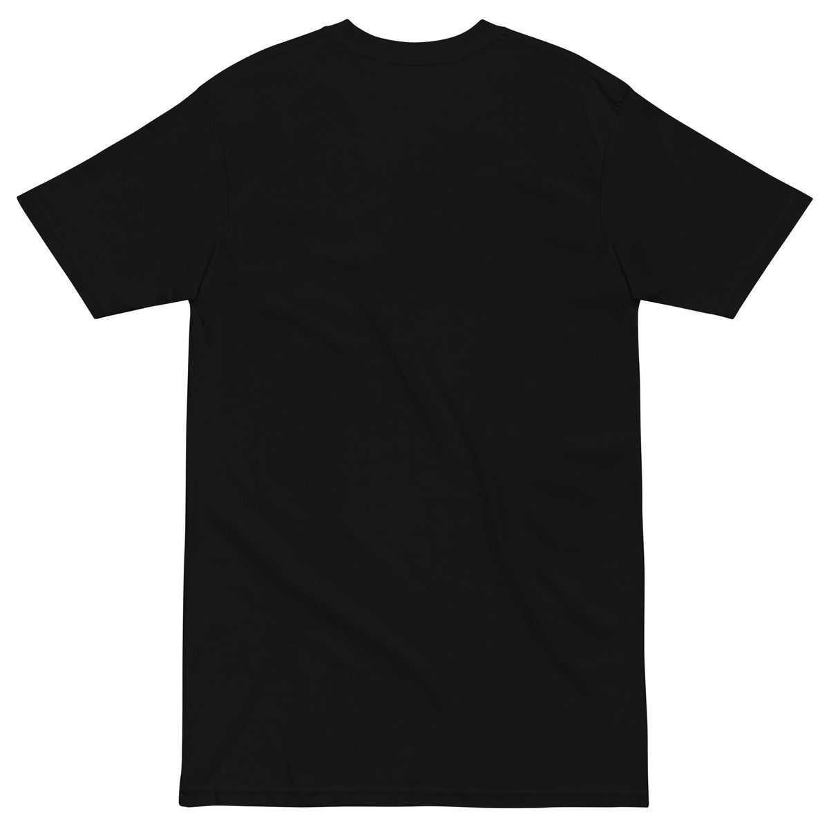 Back/detail view of Thanksgiving Calories Don’t Count – Men’s Premium Heavyweight Tee graphic T-shirt