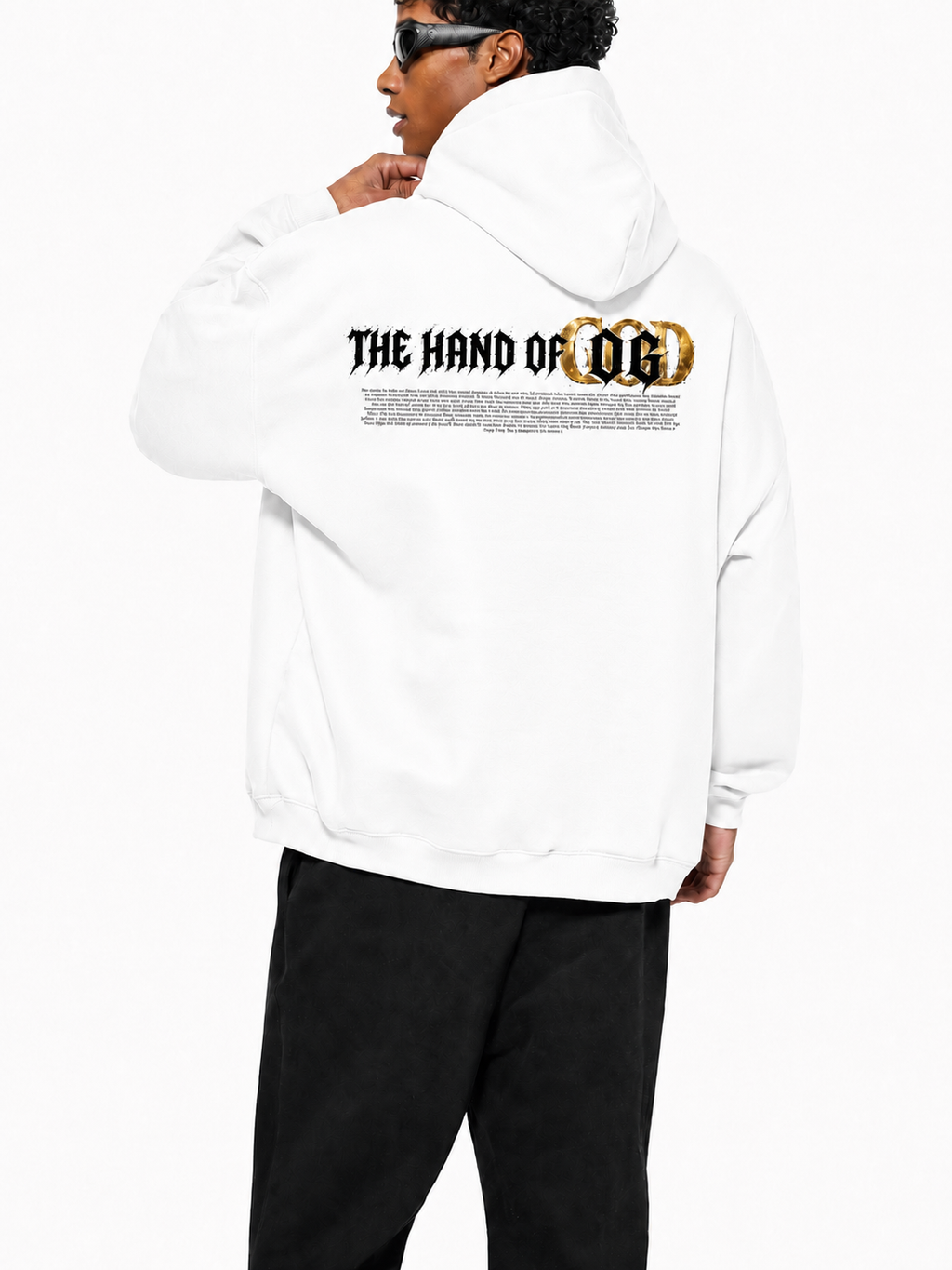 Hand of God Heavenly Anime Art  Oversize Fleeced Hoodie
