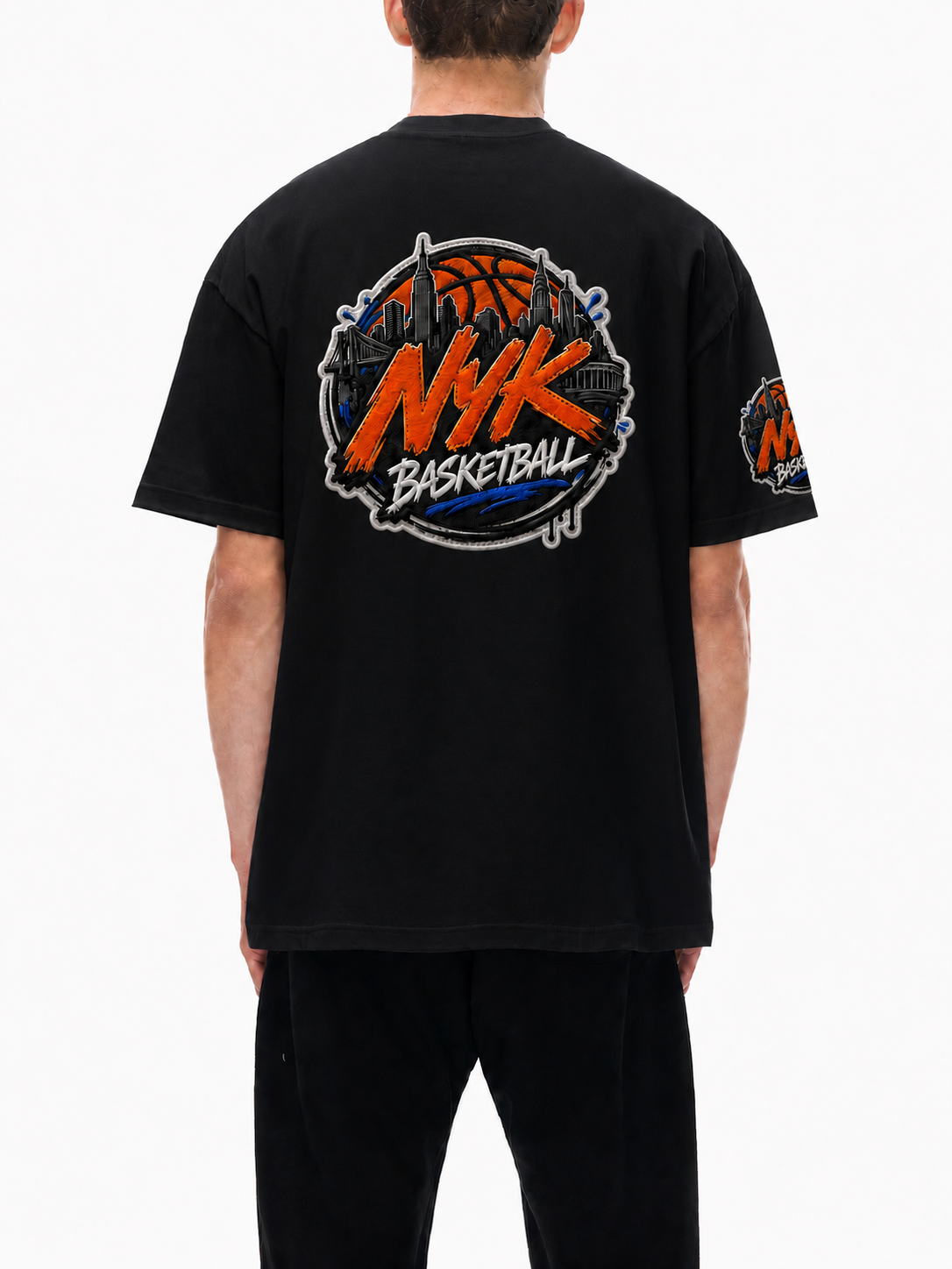 Big Apple Ballers Puppet Style - Unisex Oversized Cotton T-Shirt