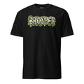 BROTHER Halloween monster name Unisex T-Shirt in Black with spooky front lettering and blank back