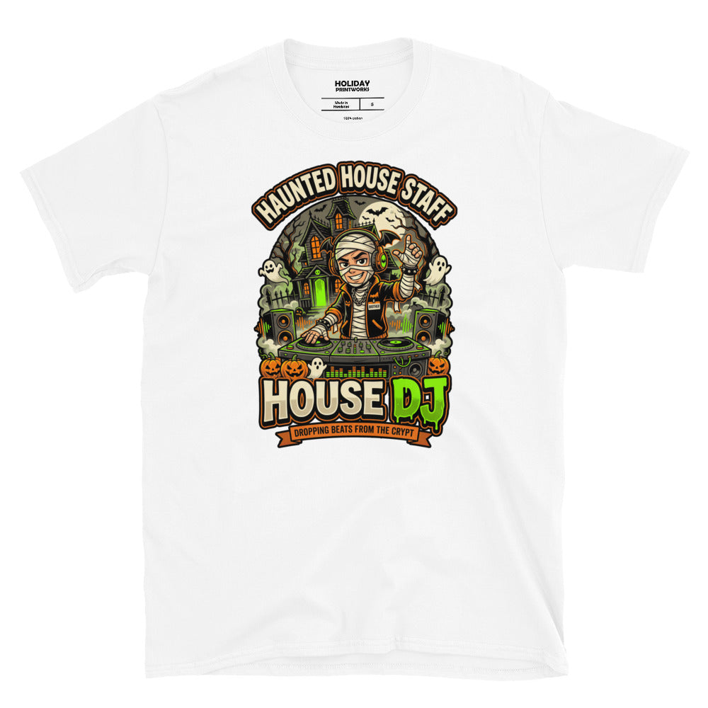 Haunted House Staff Brother “House DJ” Unisex T-Shirt