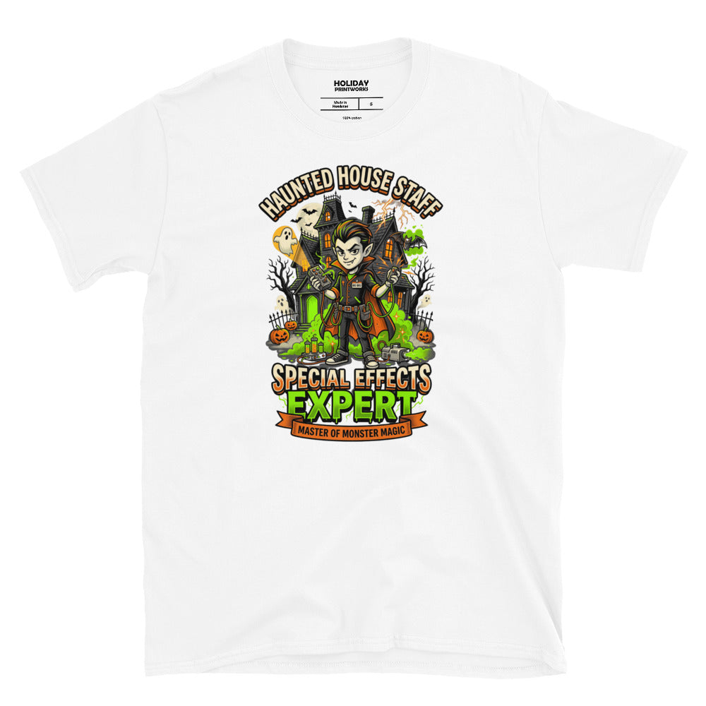 Haunted House Staff Big Bro “Special Effects Expert” Unisex T-Shirt