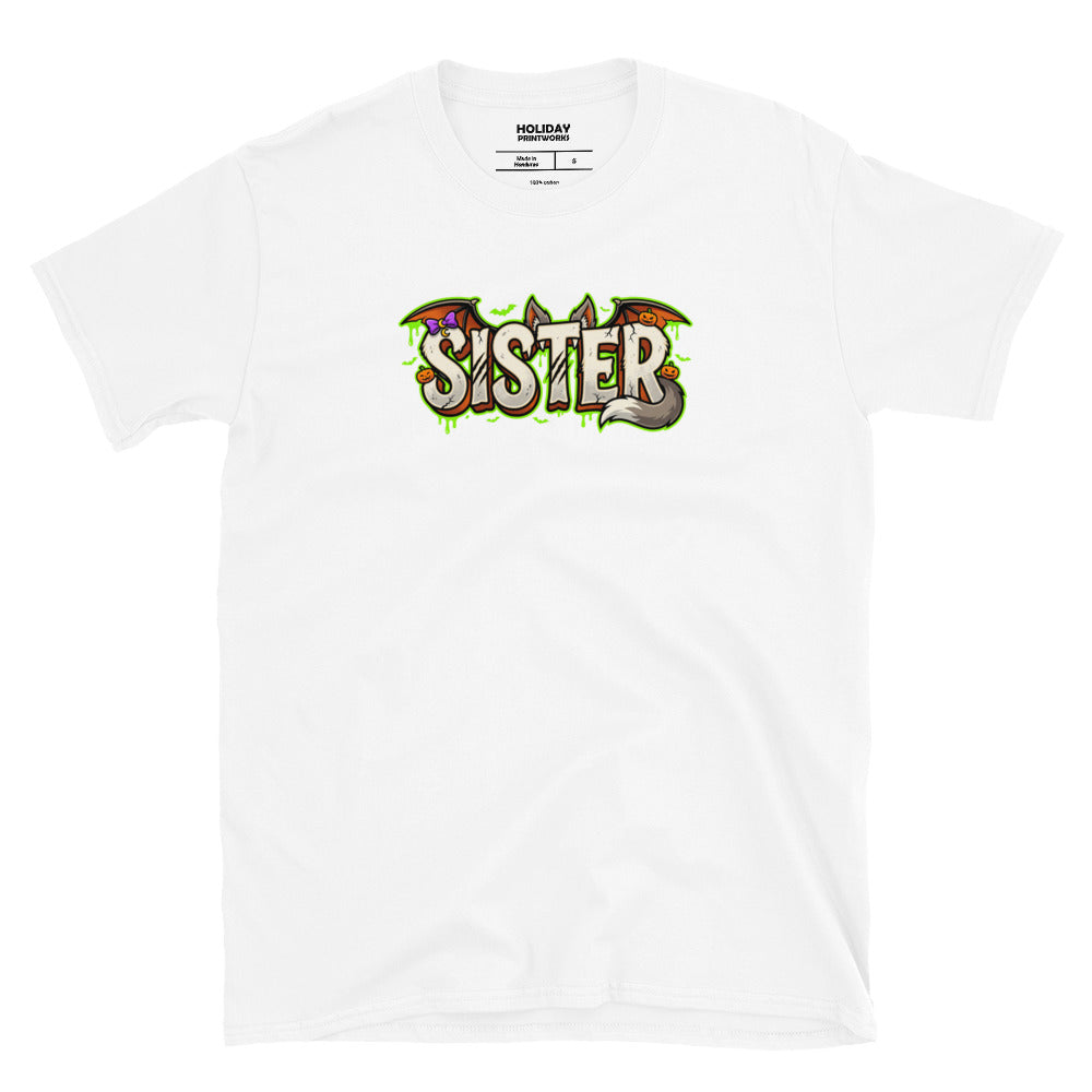 SISTER Halloween Monster Name Unisex T-Shirt