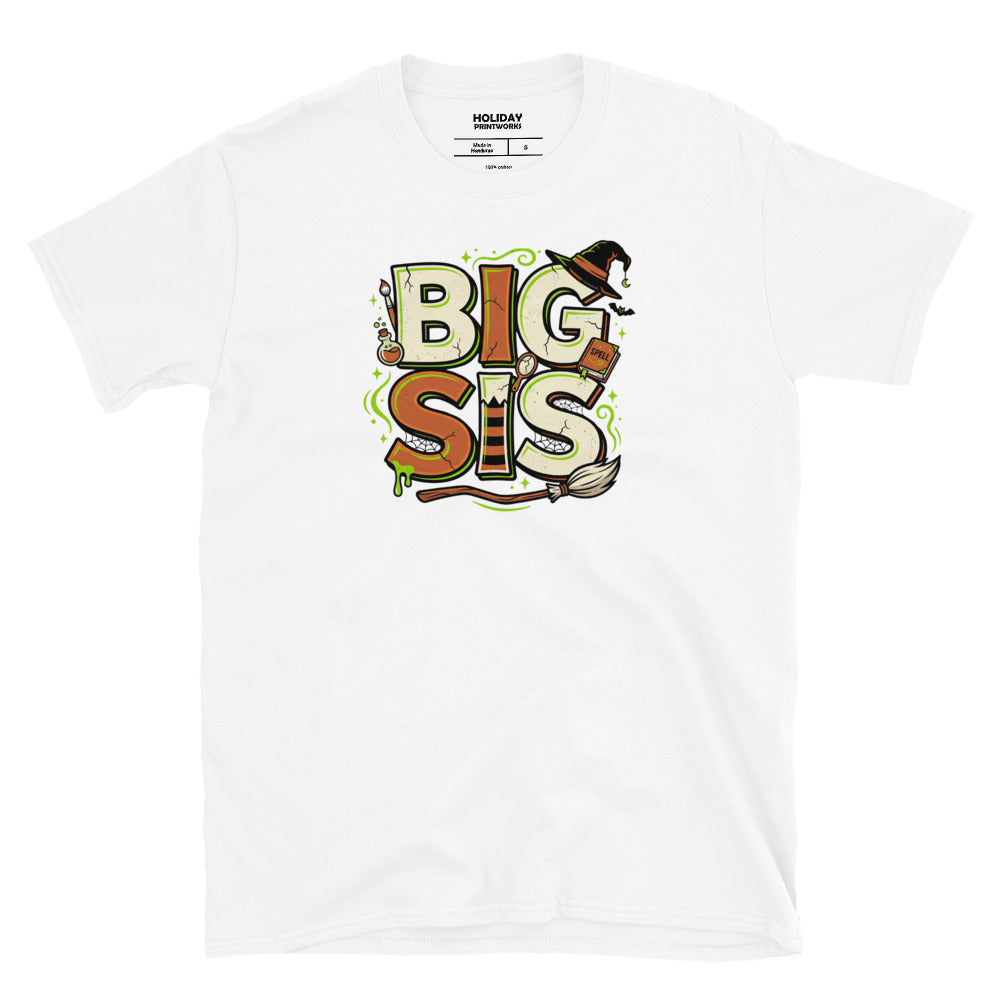 BIG SIS Halloween Monster Name Unisex T-Shirt