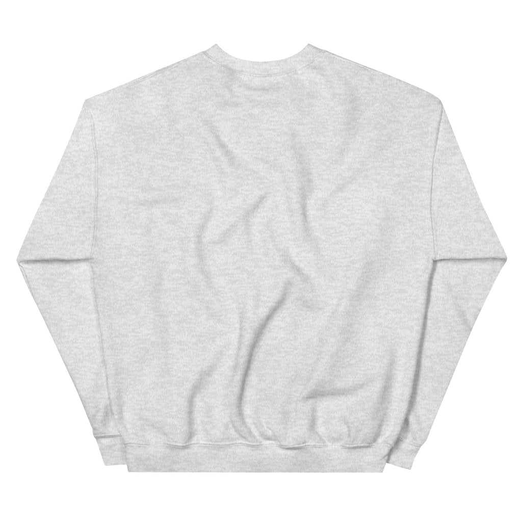 Back/detail view of Leftovers Are My Love Language – Funny Thanksgiving Crewneck graphic sweatshirt
